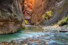 Zion Canyon The Narrows-Zion National Park-Utah Art Print